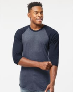 Tultex Unisex Fine Jersey Raglan T-Shirt