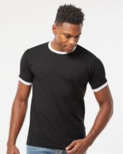 Tultex Unisex Fine Jersey Ringer T-Shirt