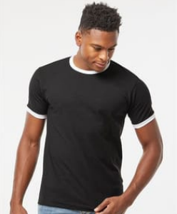 Tultex Unisex Fine Jersey Ringer T-Shirt