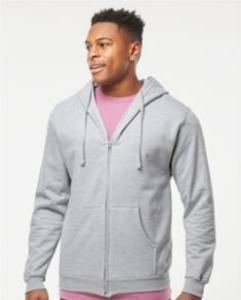 Tultex Unisex Full-Zip Hooded Sweatshirt