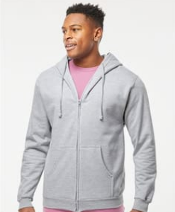Tultex Unisex Full-Zip Hooded Sweatshirt